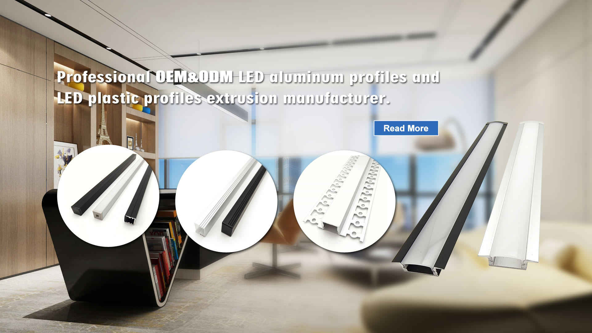 Próifílí Alúmanam LED 16 * 12mm le haghaidh Stiallacha LED suas le 10mm ar leithead