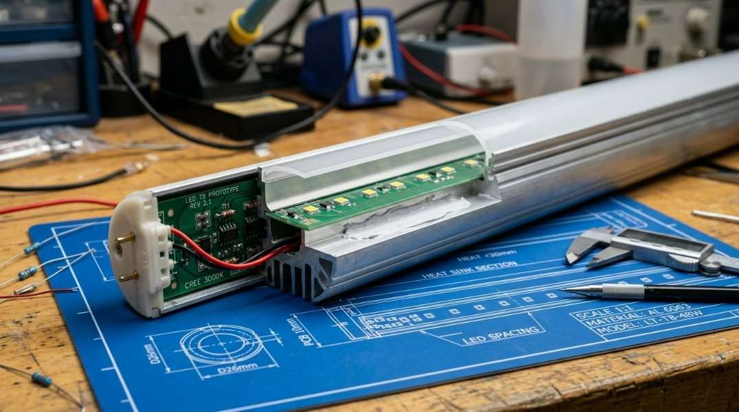 2026 Treoir deiridh maidir le Tithíocht Tube T8 faoi stiúir le PCB 10mm: Sonraí Teirmeacha, Comhlíonadh 3D CAD & UL
